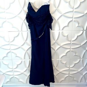 NEW Jenny packham midnight lace gown dress v16